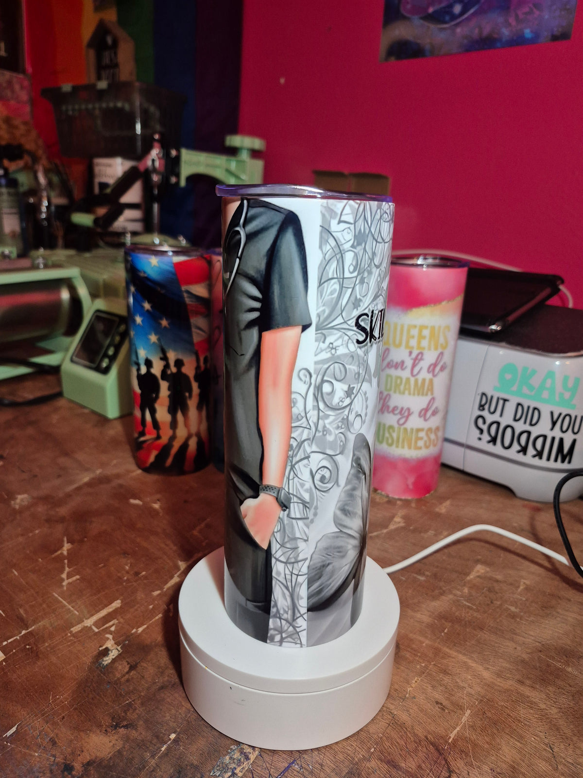 CMA 20 oz stainless steel tumbler