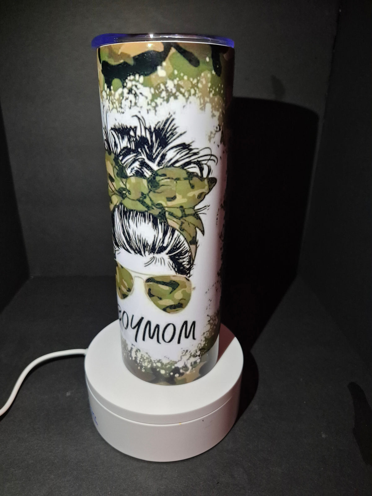 Mama's Boy / Boy Mom matching stainless steel tumbler set