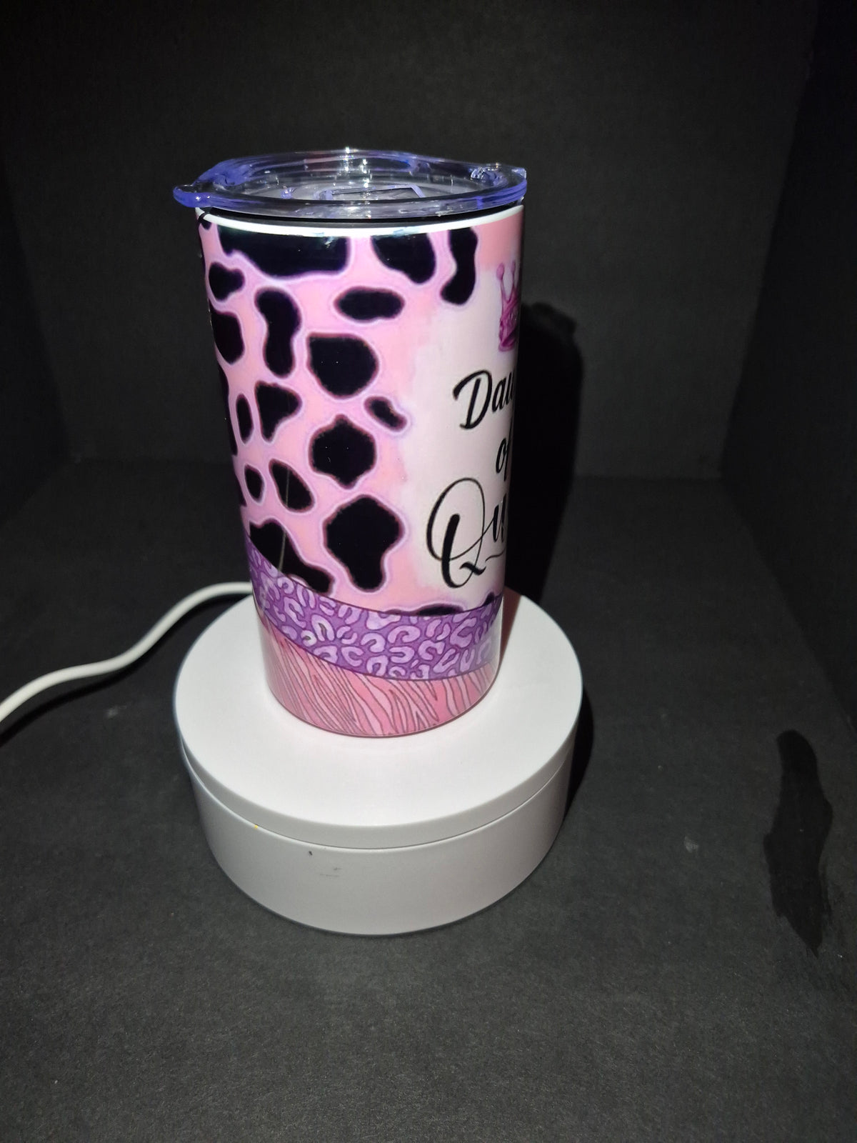 Queen/Princess matching stainless steel tumbler set