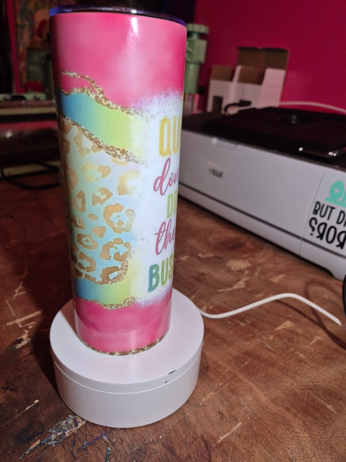 Queens don't do drama 20 oz stainless steel tumbler