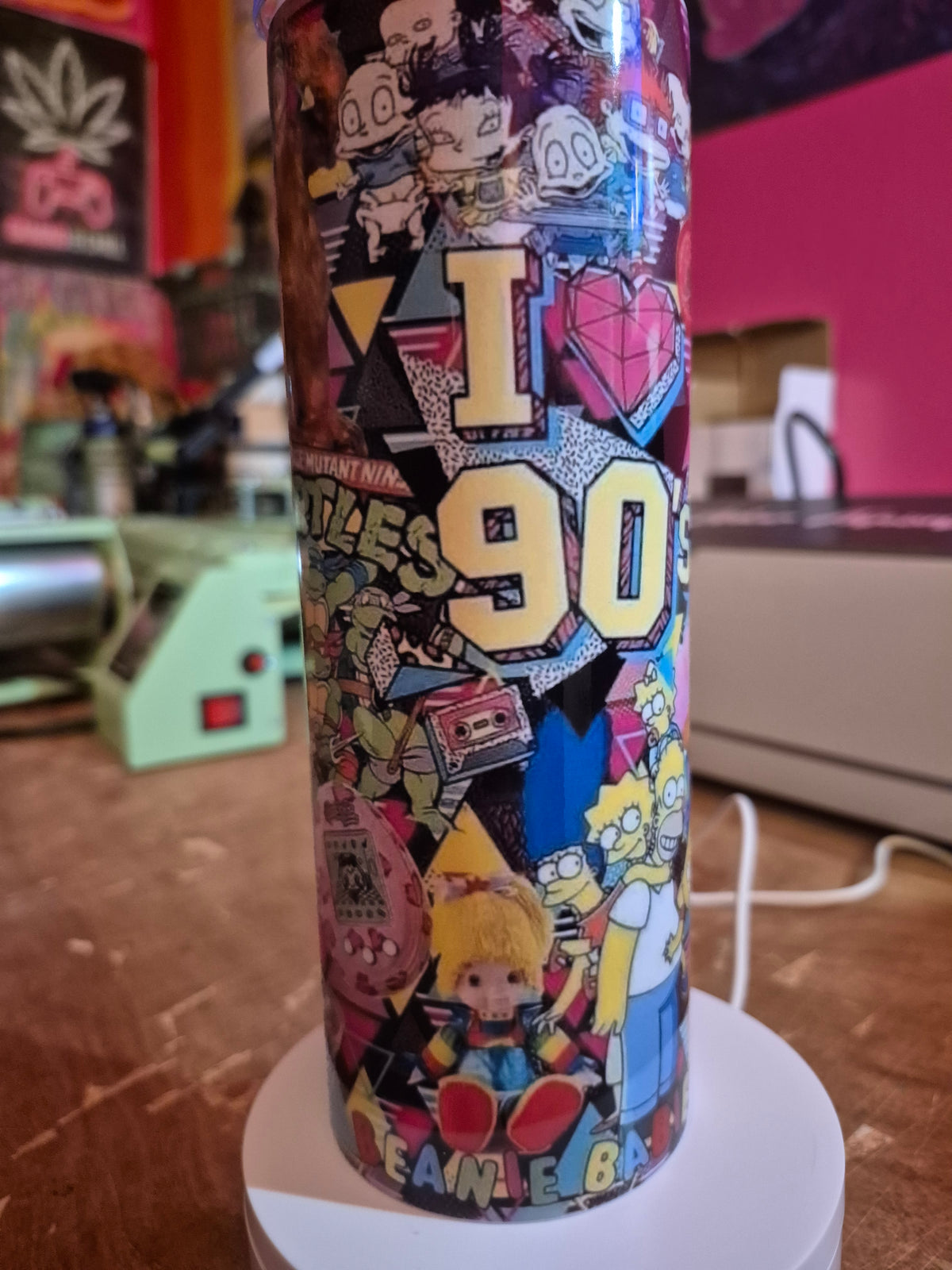 I heart 90's tumbler