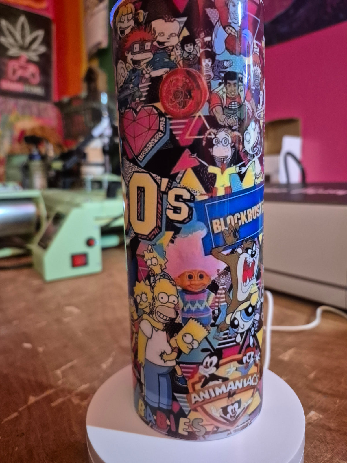 I heart 90's tumbler