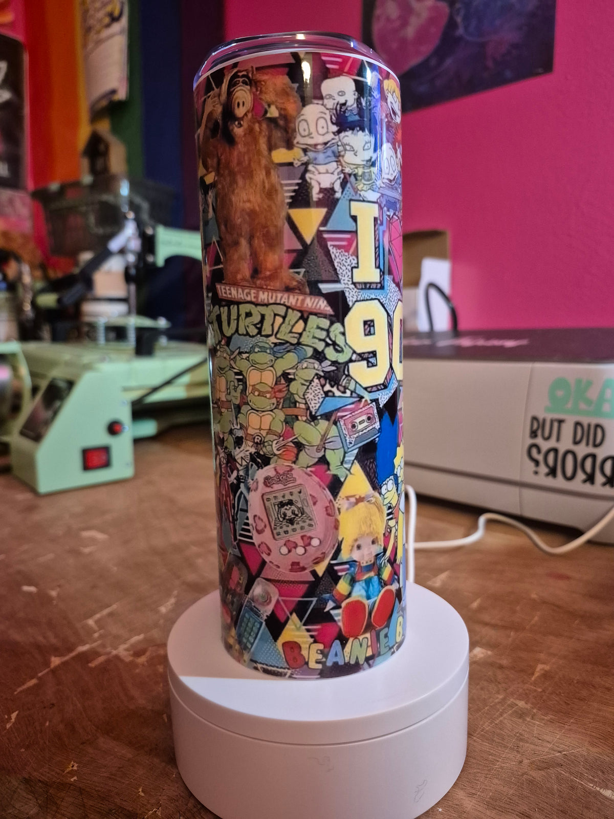 I heart 90's tumbler