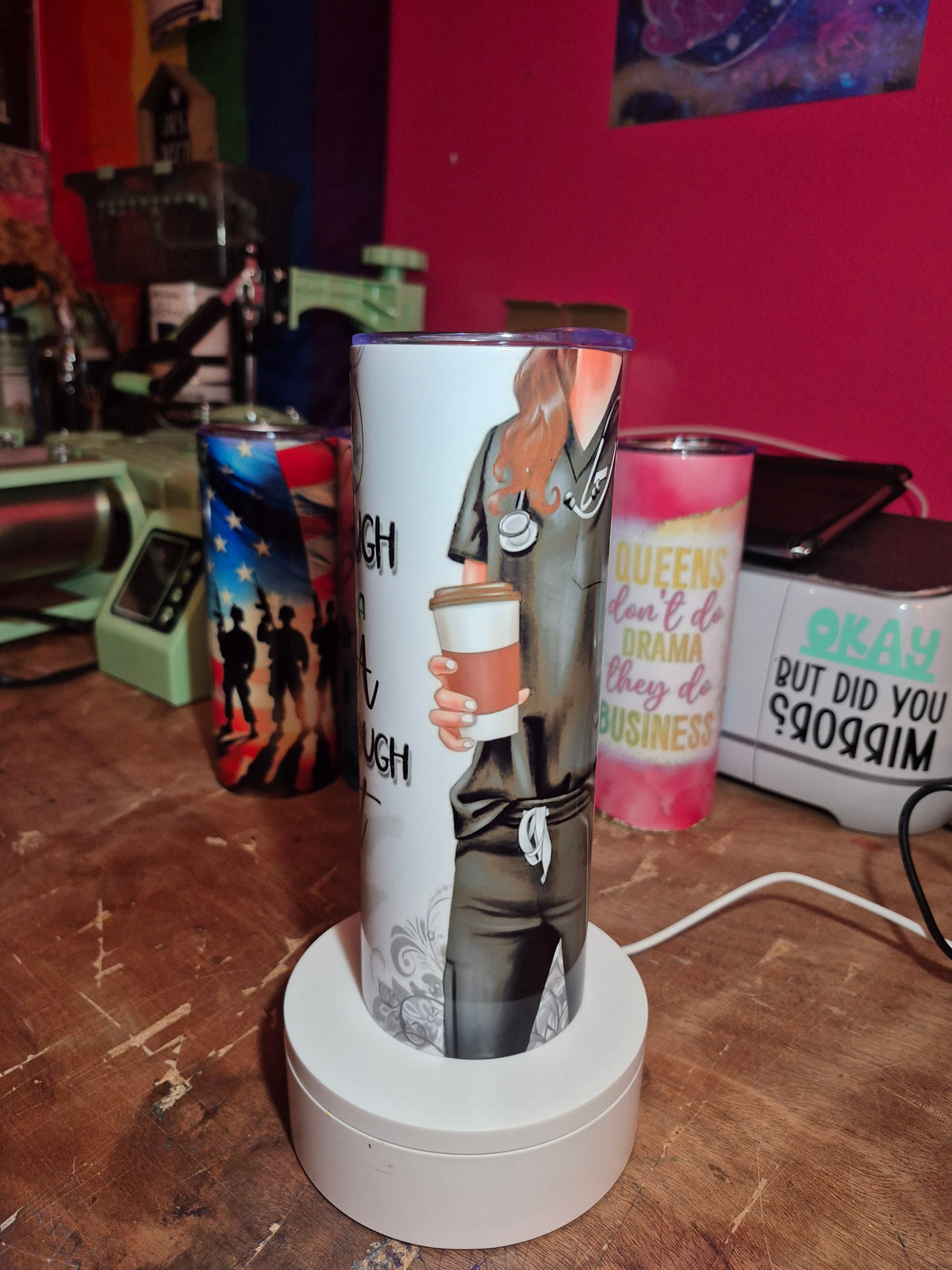 CMA 20 oz stainless steel tumbler