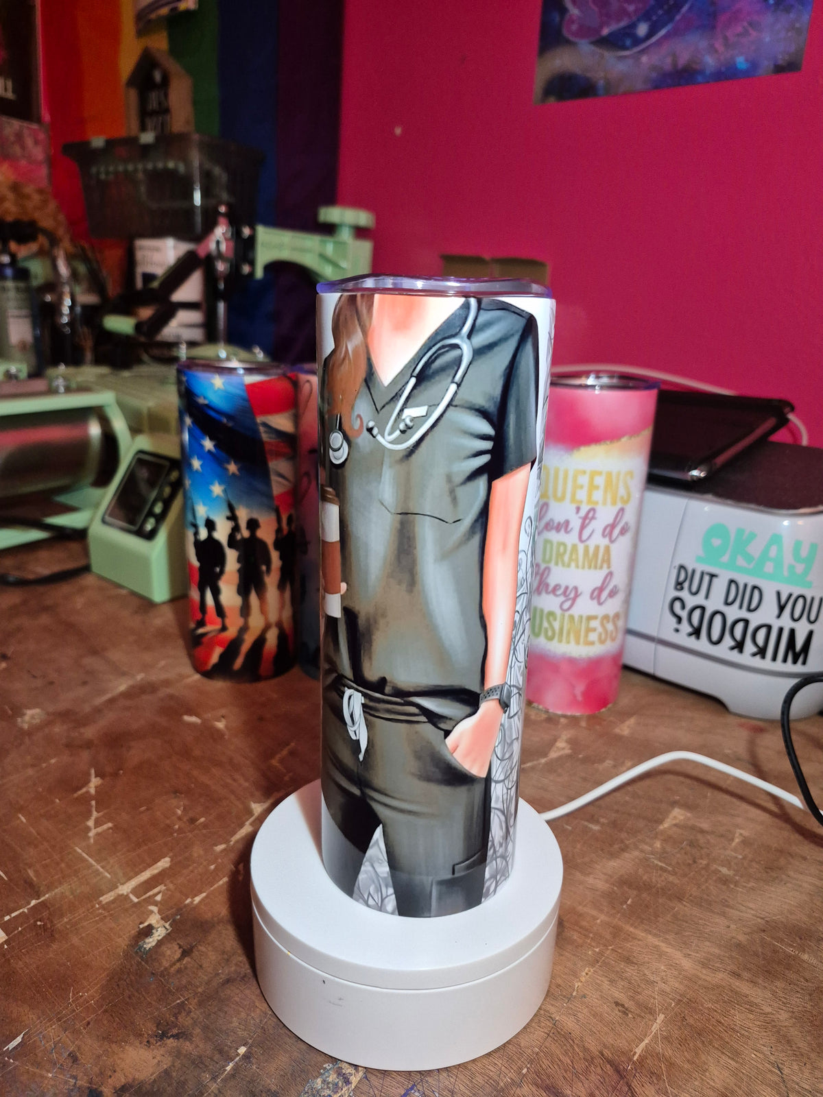 CMA 20 oz stainless steel tumbler