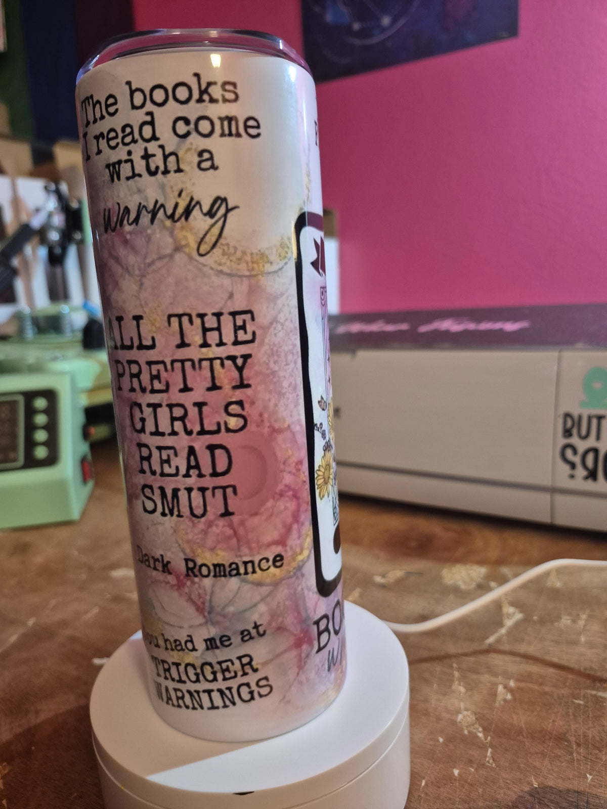Smut: The Reader Tarot Card 20 oz tumbler