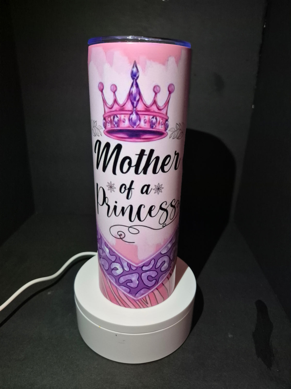 Queen/Princess matching stainless steel tumbler set