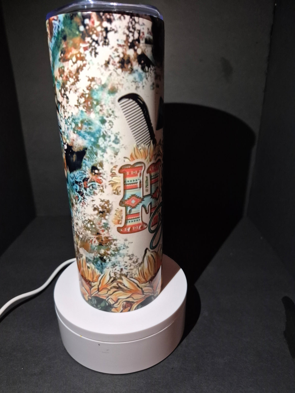 Hair Hustler 20 oz stainless steel tumbler