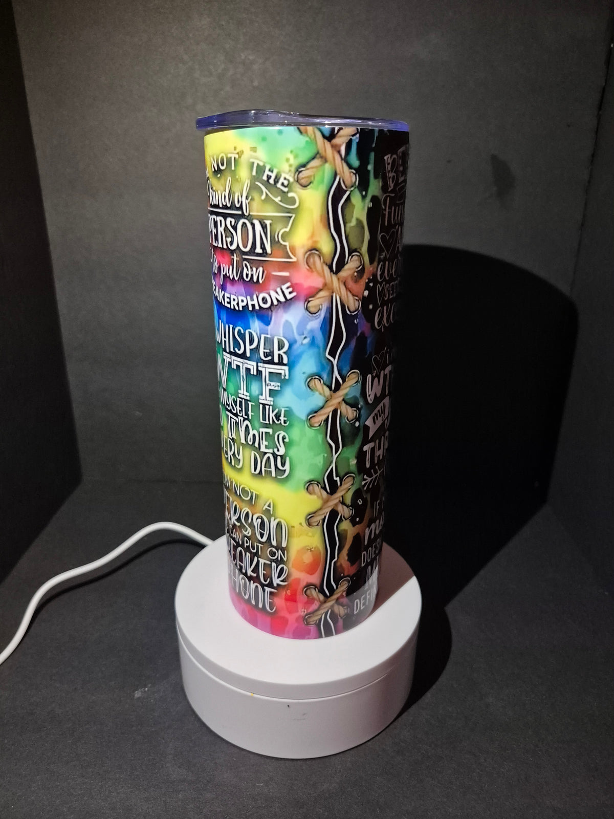 Sarcasm 20 oz stainless steel tumbler