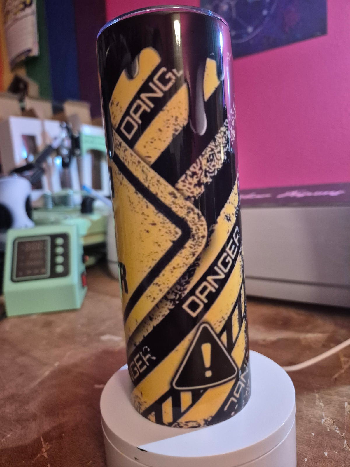 Caution I have no filter 20 oz tumbler