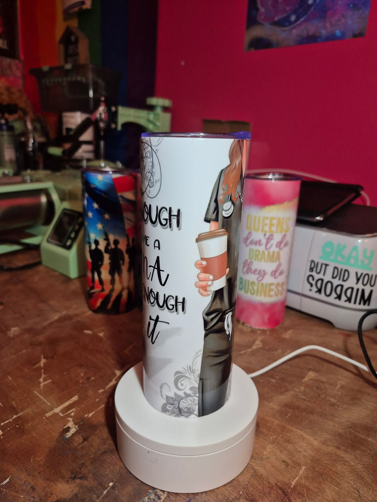 CMA 20 oz stainless steel tumbler