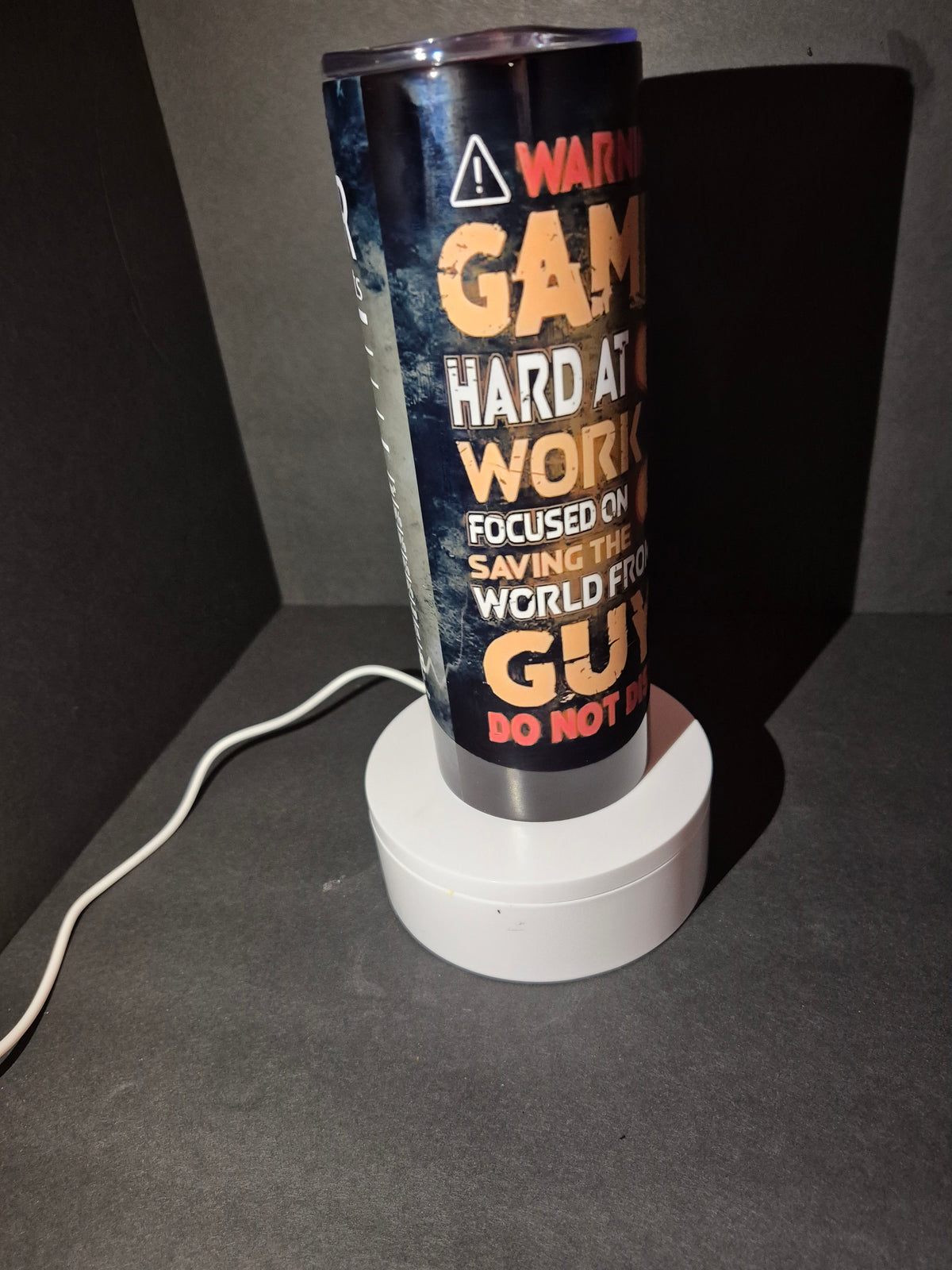 GAMER 20 oz stainless steel tumbler