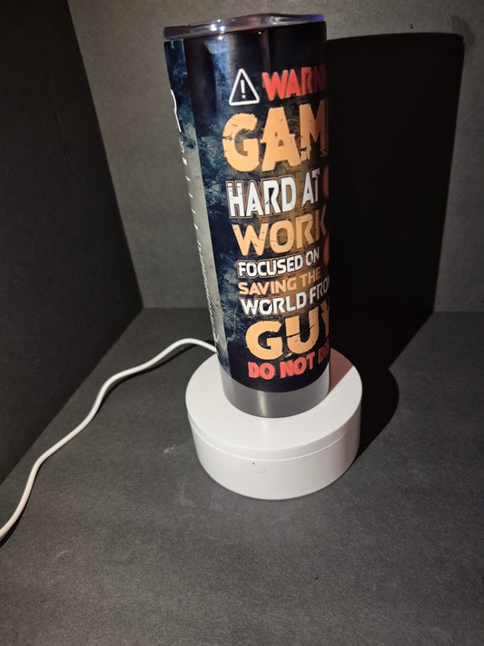 GAMER 20 oz stainless steel tumbler