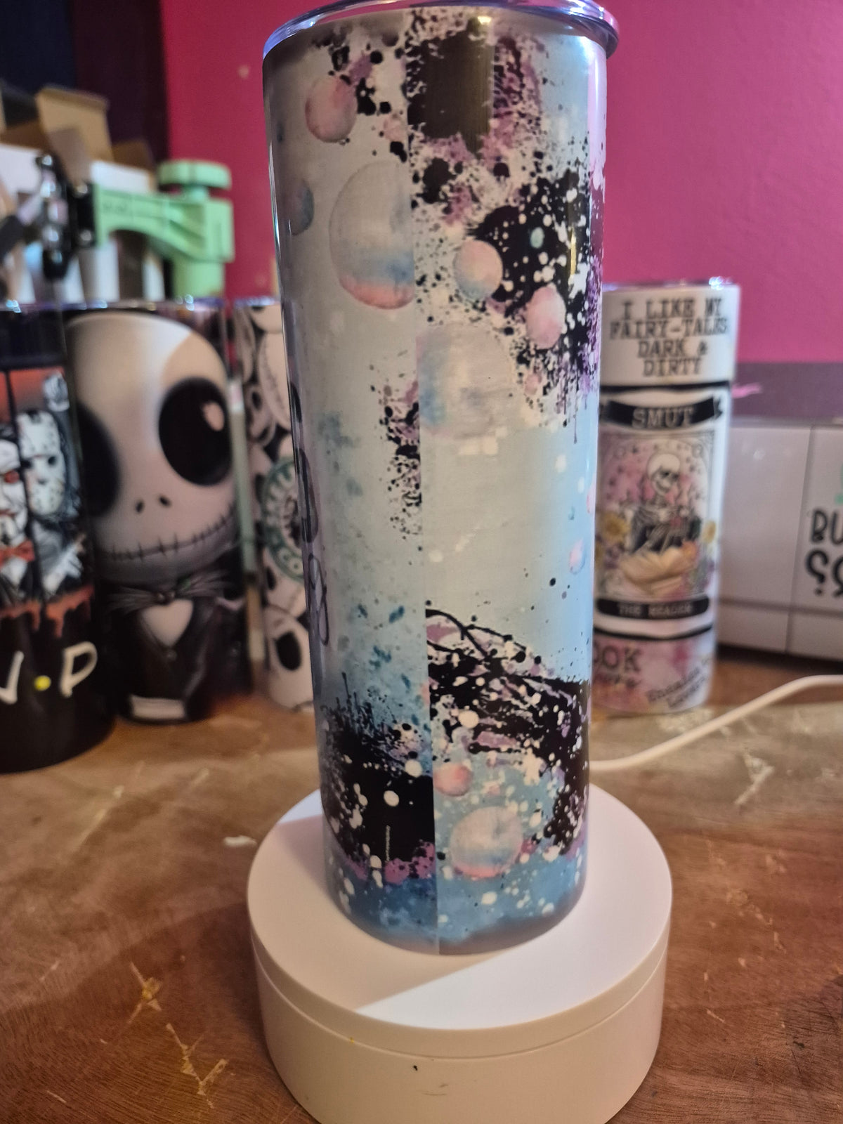Raising husbands is exhausting 20 oz tumbler