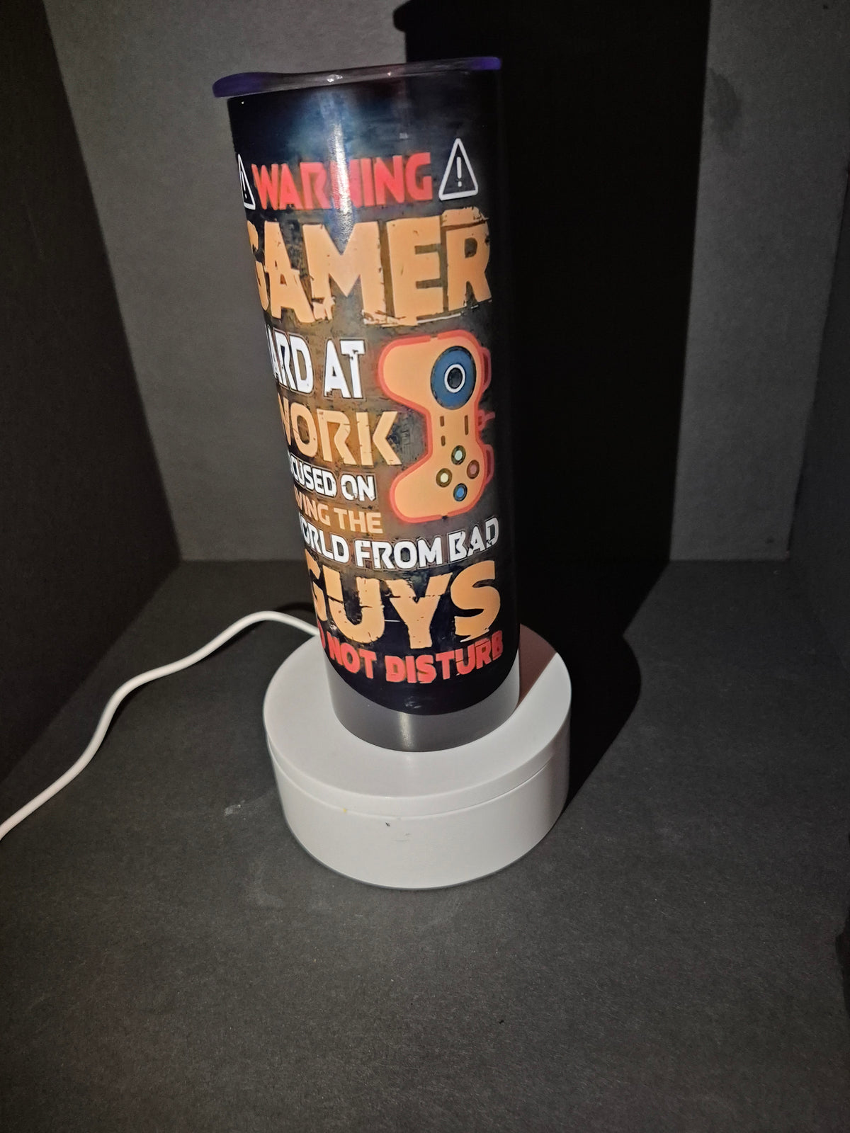 GAMER 20 oz stainless steel tumbler