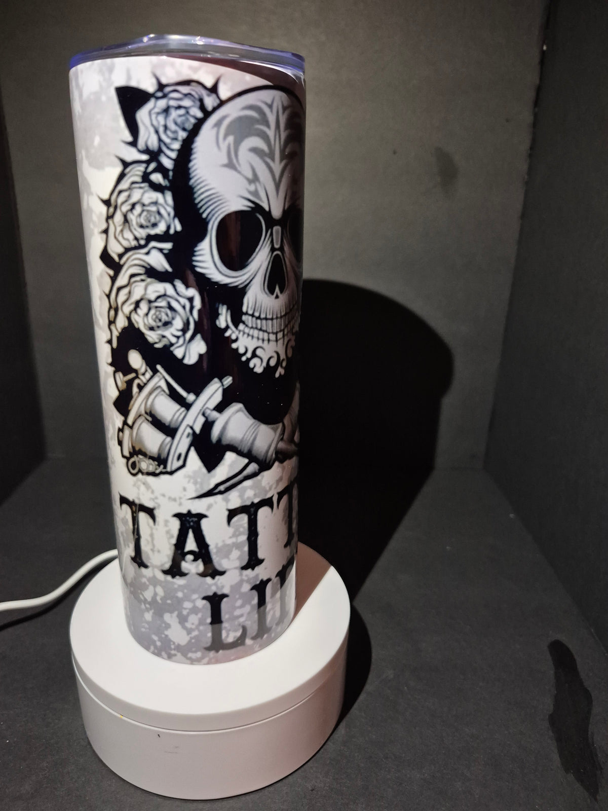 Tattoo Life 20 oz stainless steel tumbler