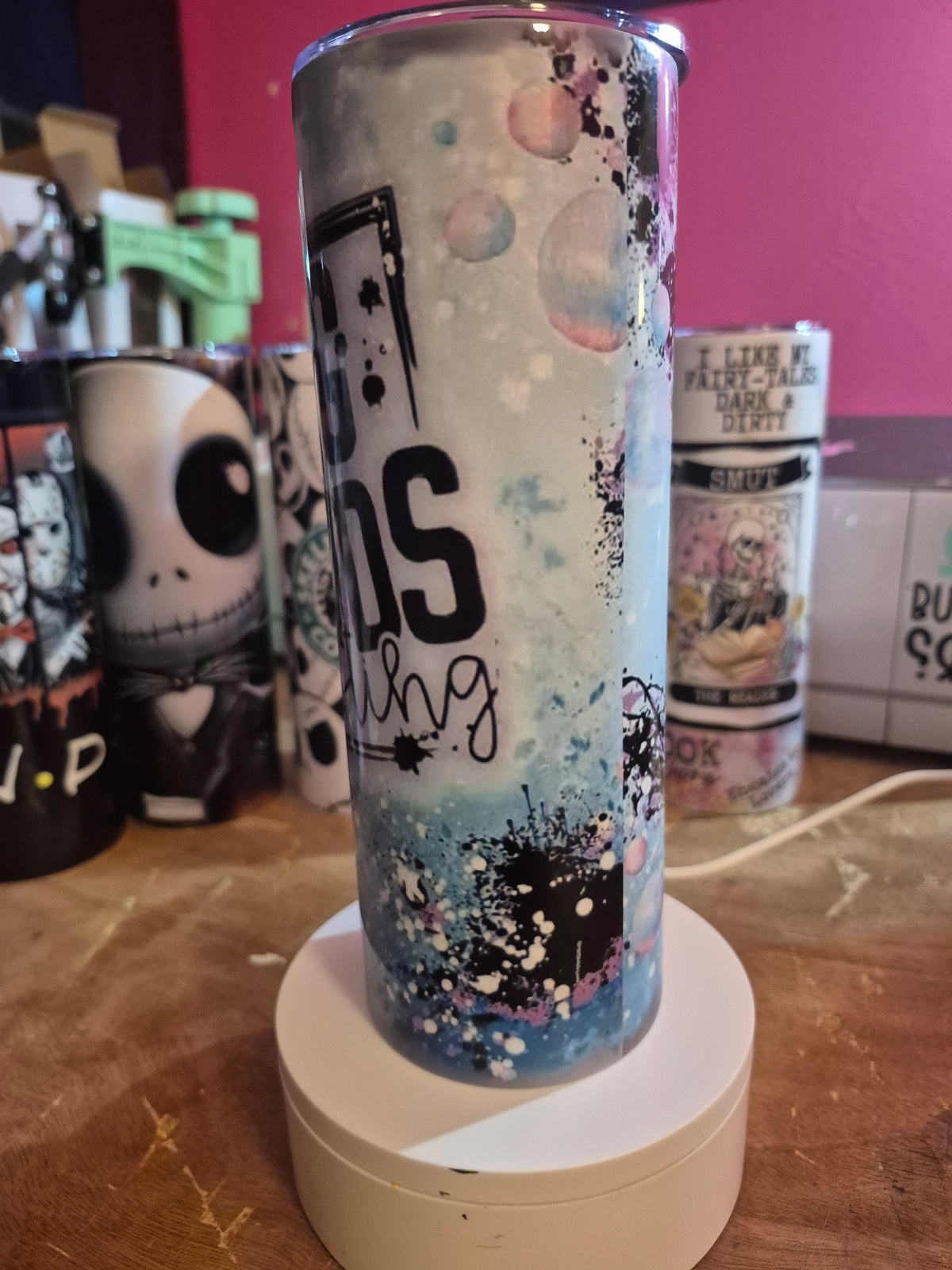 Raising husbands is exhausting 20 oz tumbler