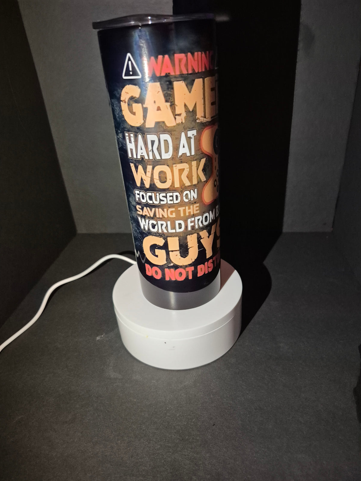 GAMER 20 oz stainless steel tumbler