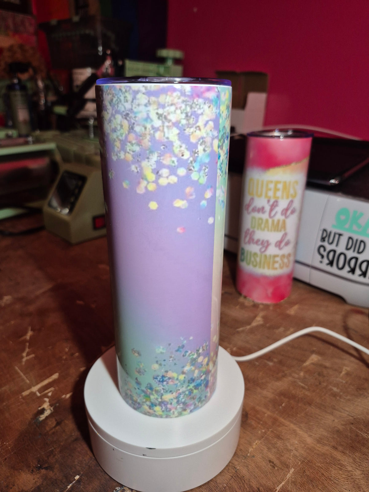 She is mommy 20 oz stainless steel tumbler