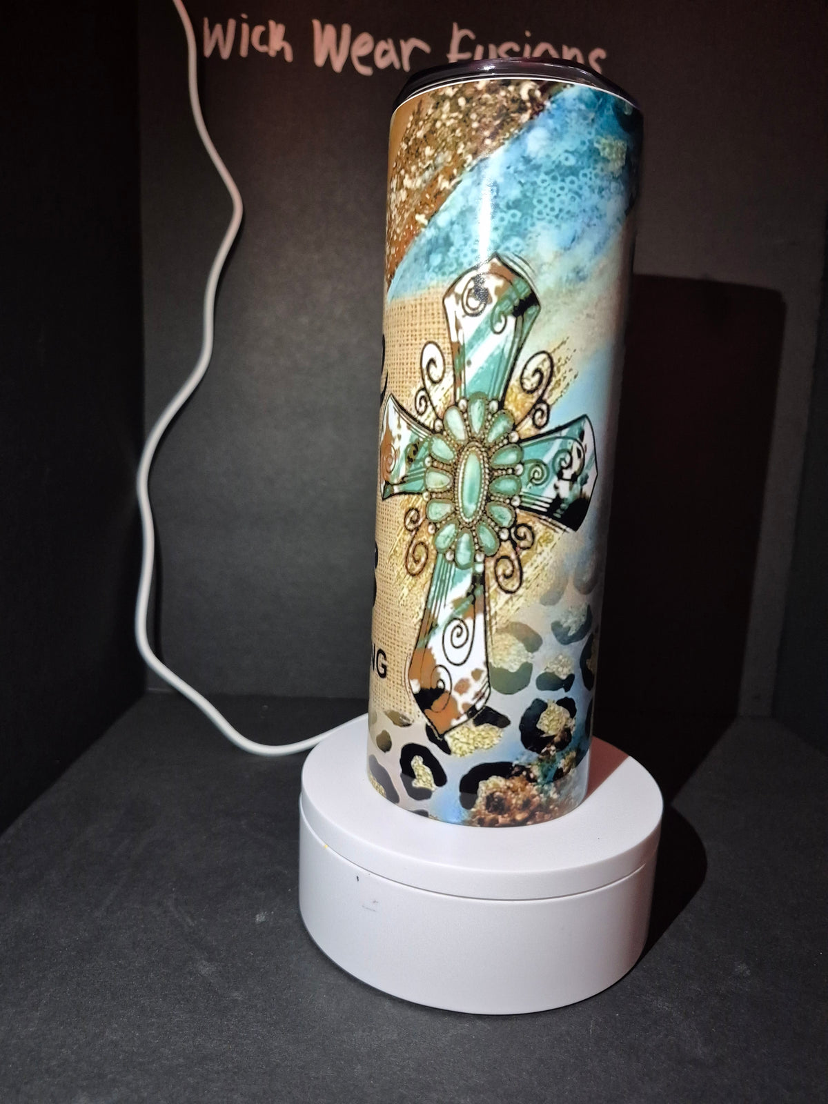 Coffee and Jesus 20 oz double wall stainless steel tumbler