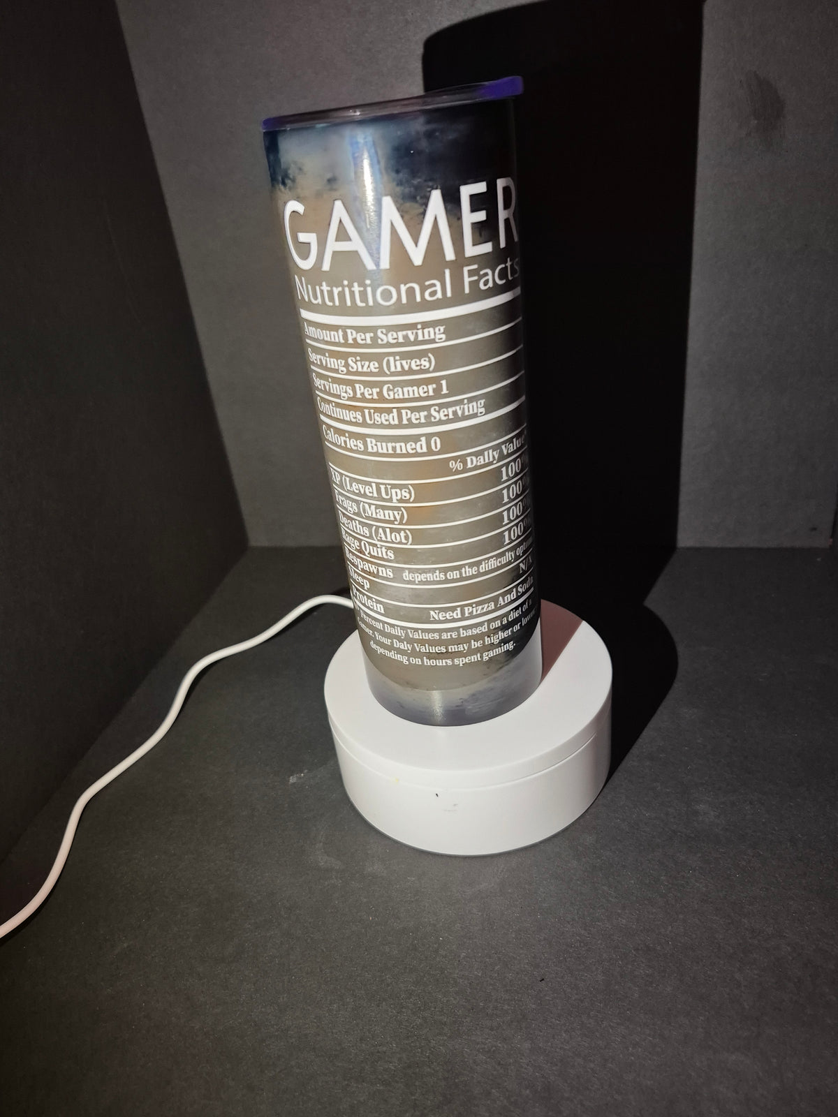 GAMER 20 oz stainless steel tumbler
