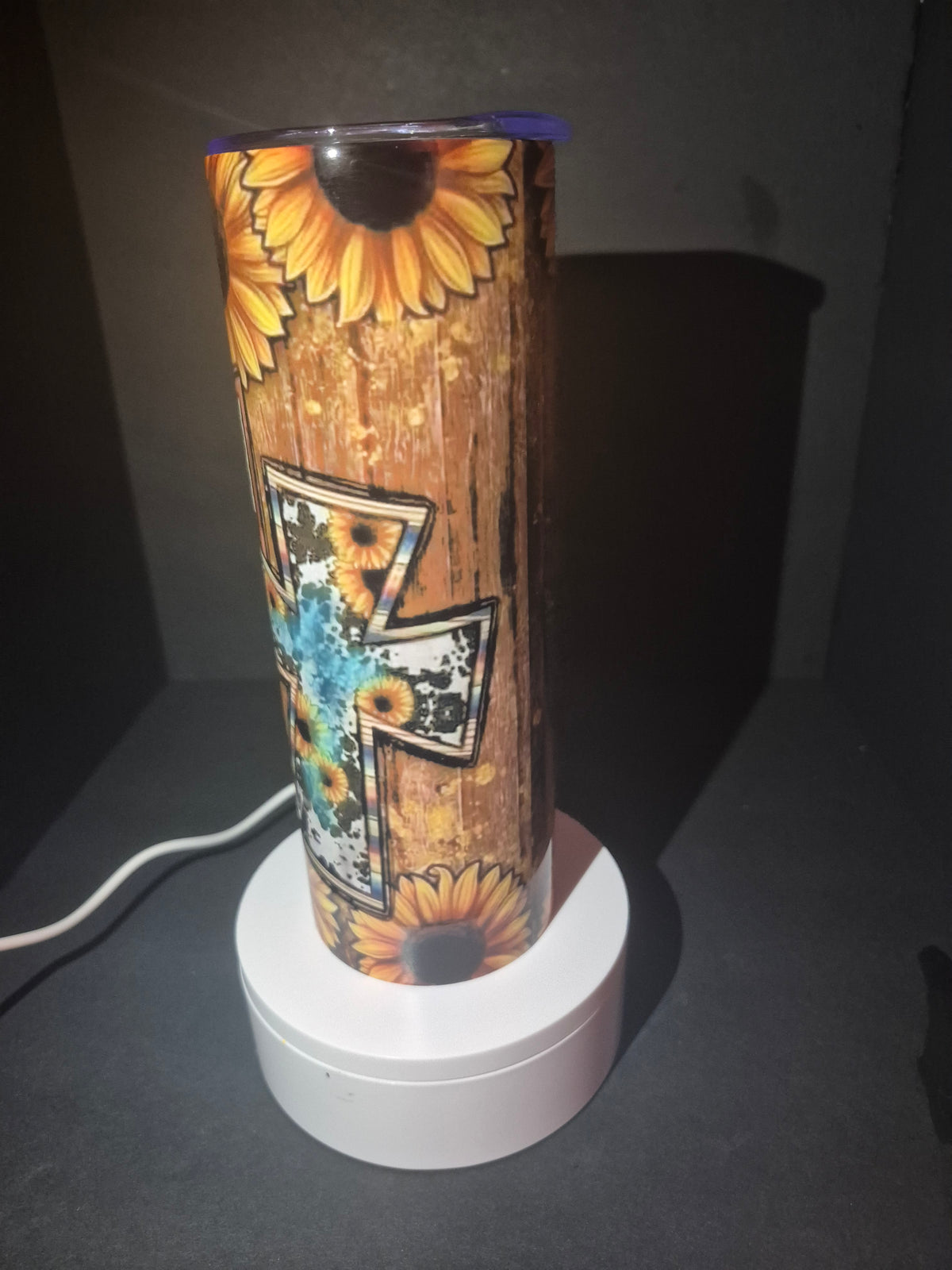 3 crosses 20 oz stainless steel tumbler