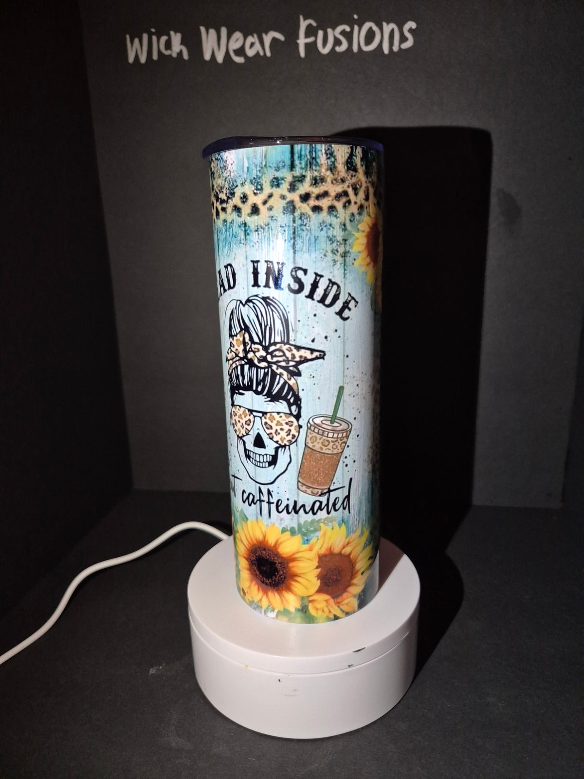 Dead inside 20 oz stainless steel tumbler
