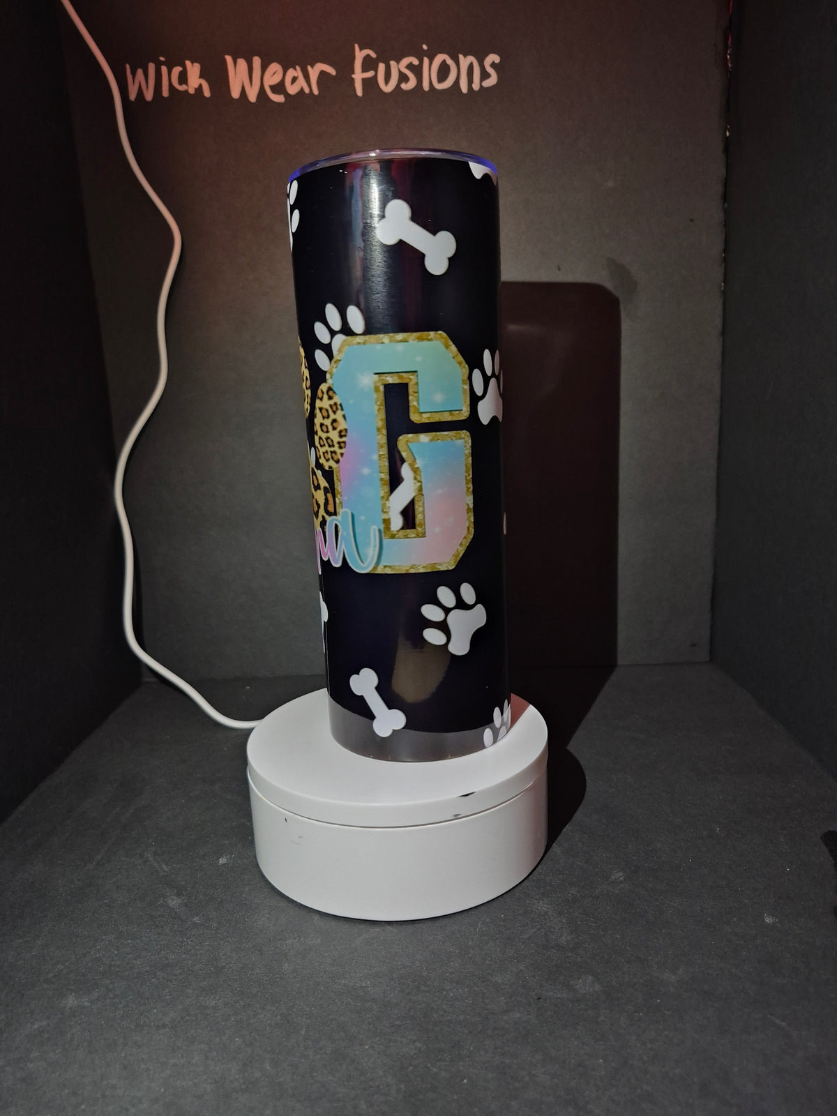 DOG mama 20 oz stainless steel tumbler