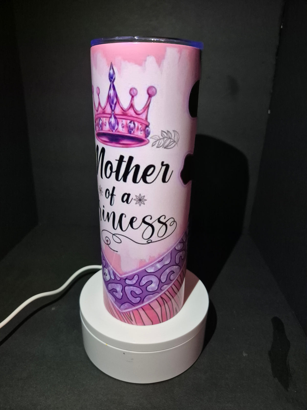 Queen/Princess matching stainless steel tumbler set