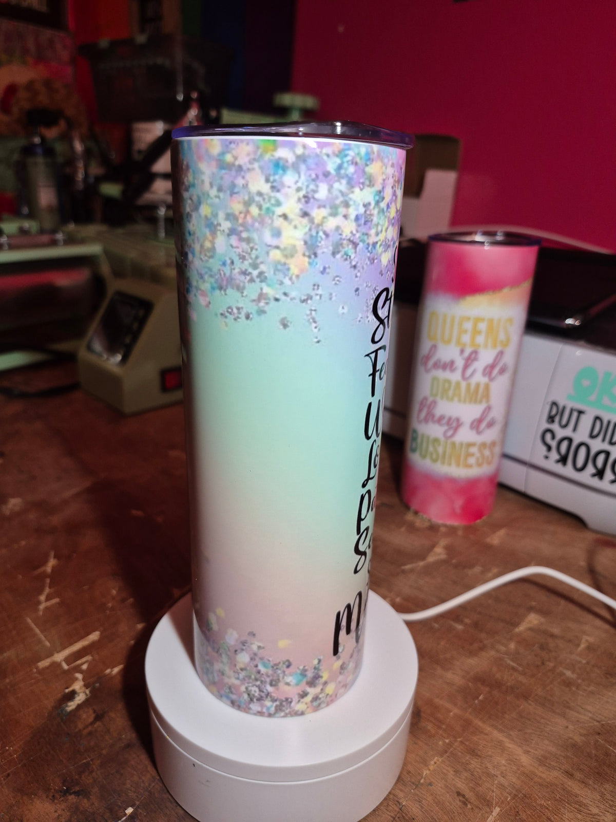 She is mommy 20 oz stainless steel tumbler