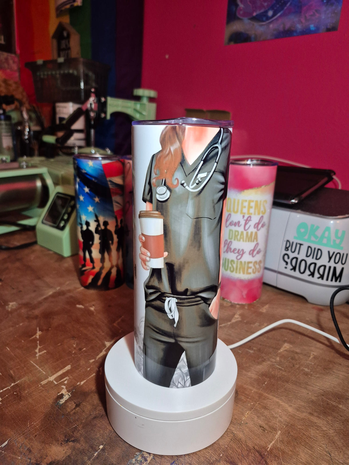 CMA 20 oz stainless steel tumbler