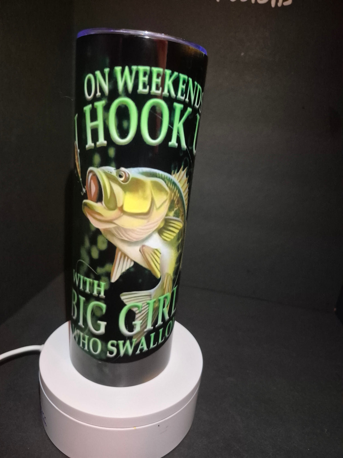 Weekend Hookup Fishing Tumbler – 20 oz Stainless Steel double wall tumbler