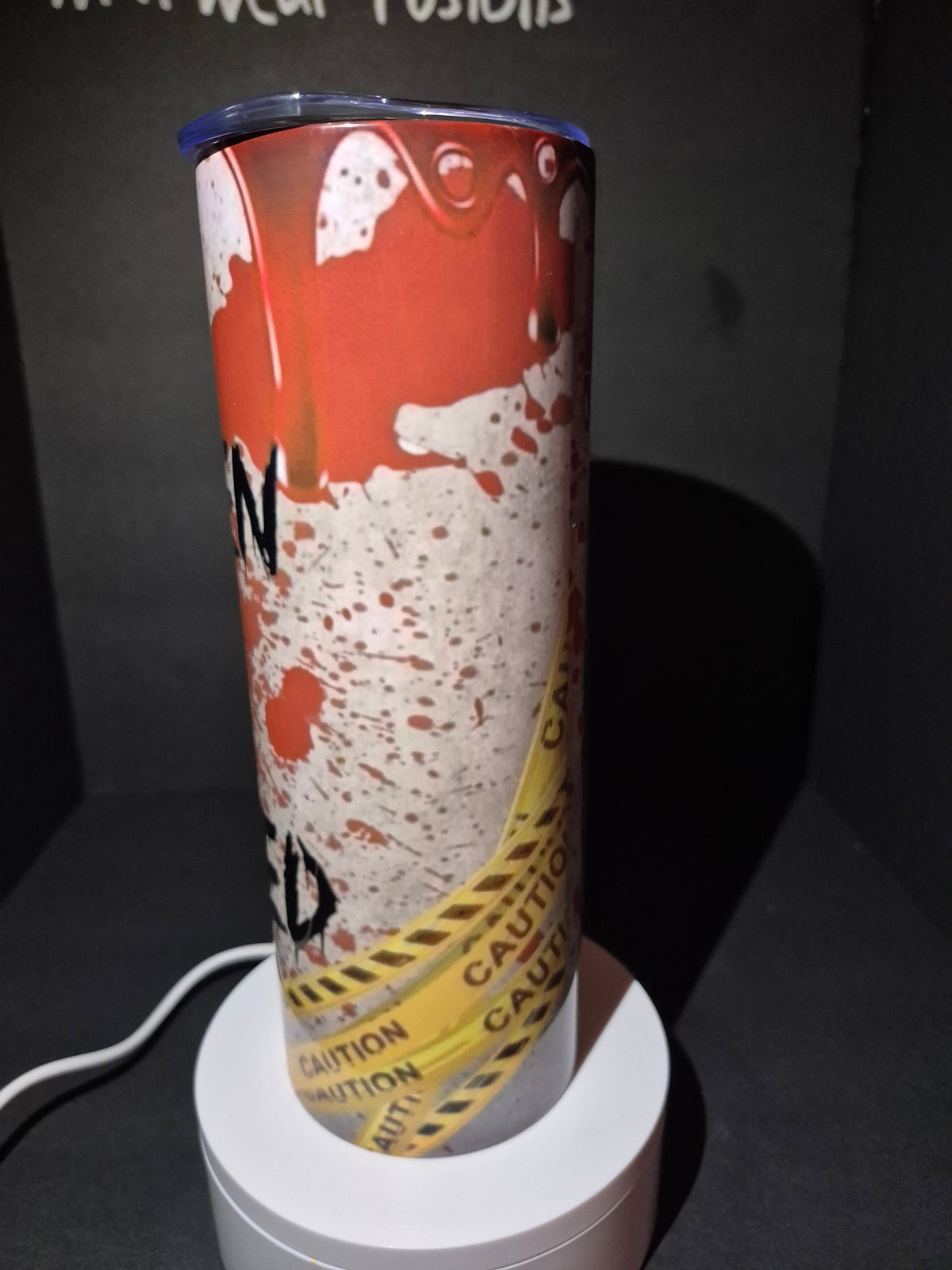 And then I just SNAPPED 20 oz stainless steel tumbler