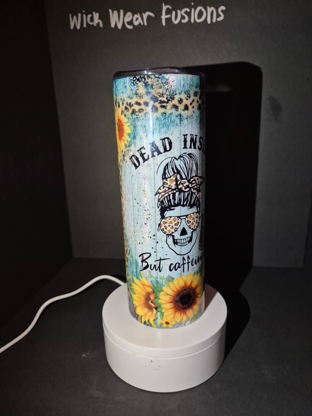 Dead inside 20 oz stainless steel tumbler
