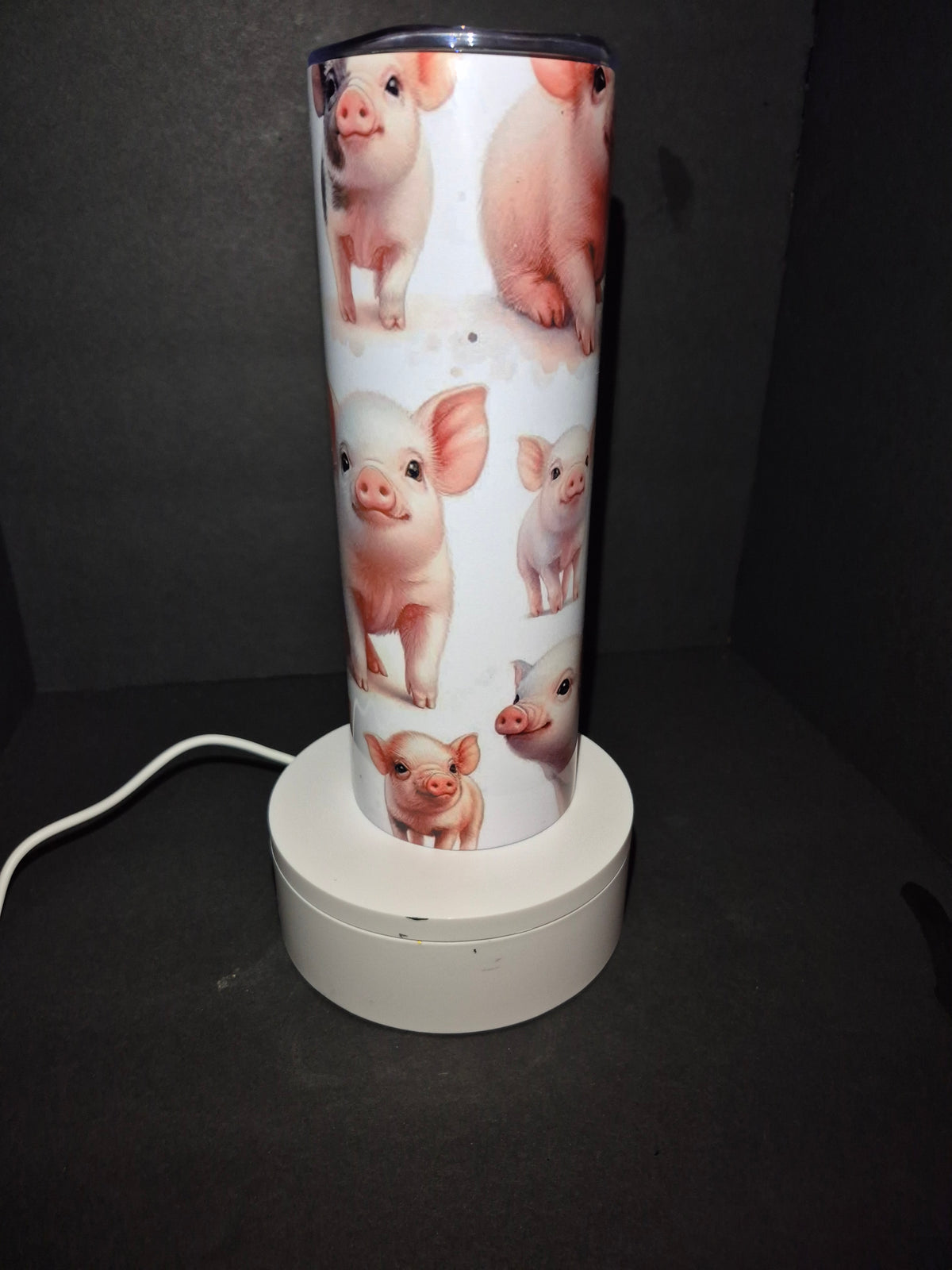 Cute pigs 20 iz stainless steel tumbler