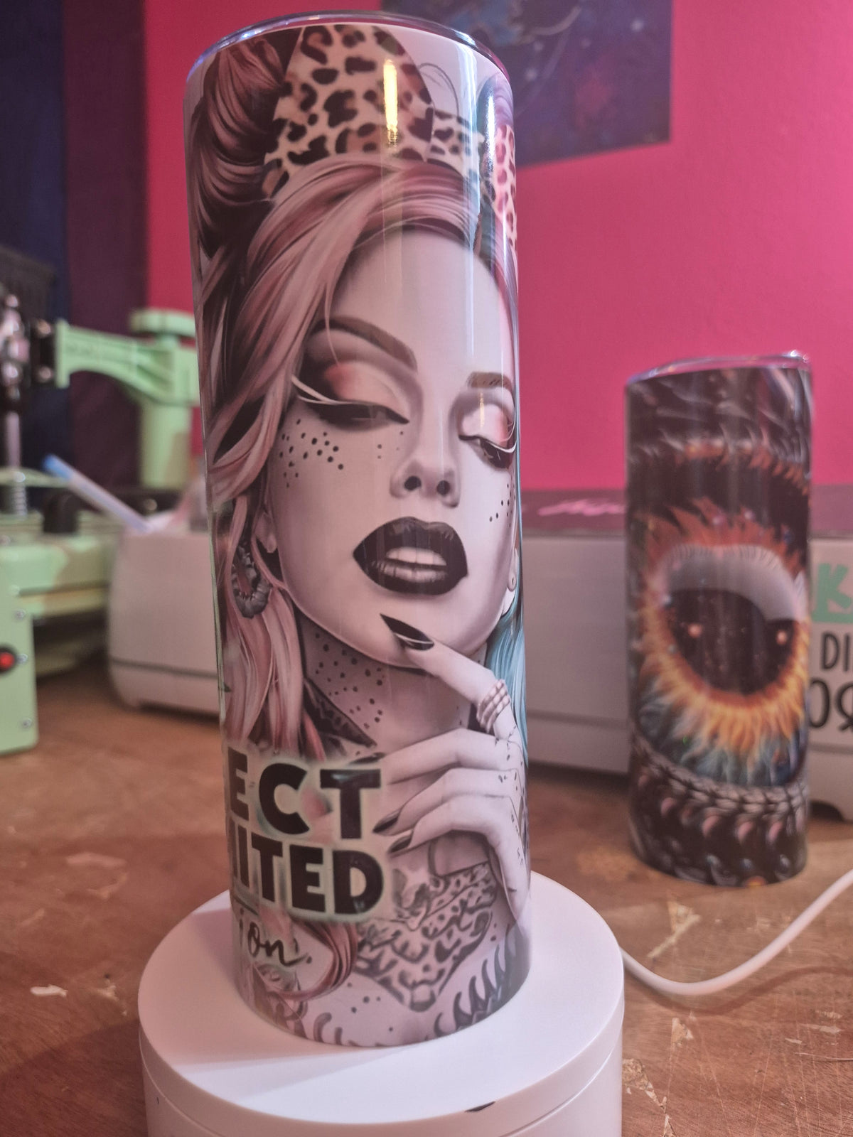 Im not perfect 20 oz stainless steel tumbler
