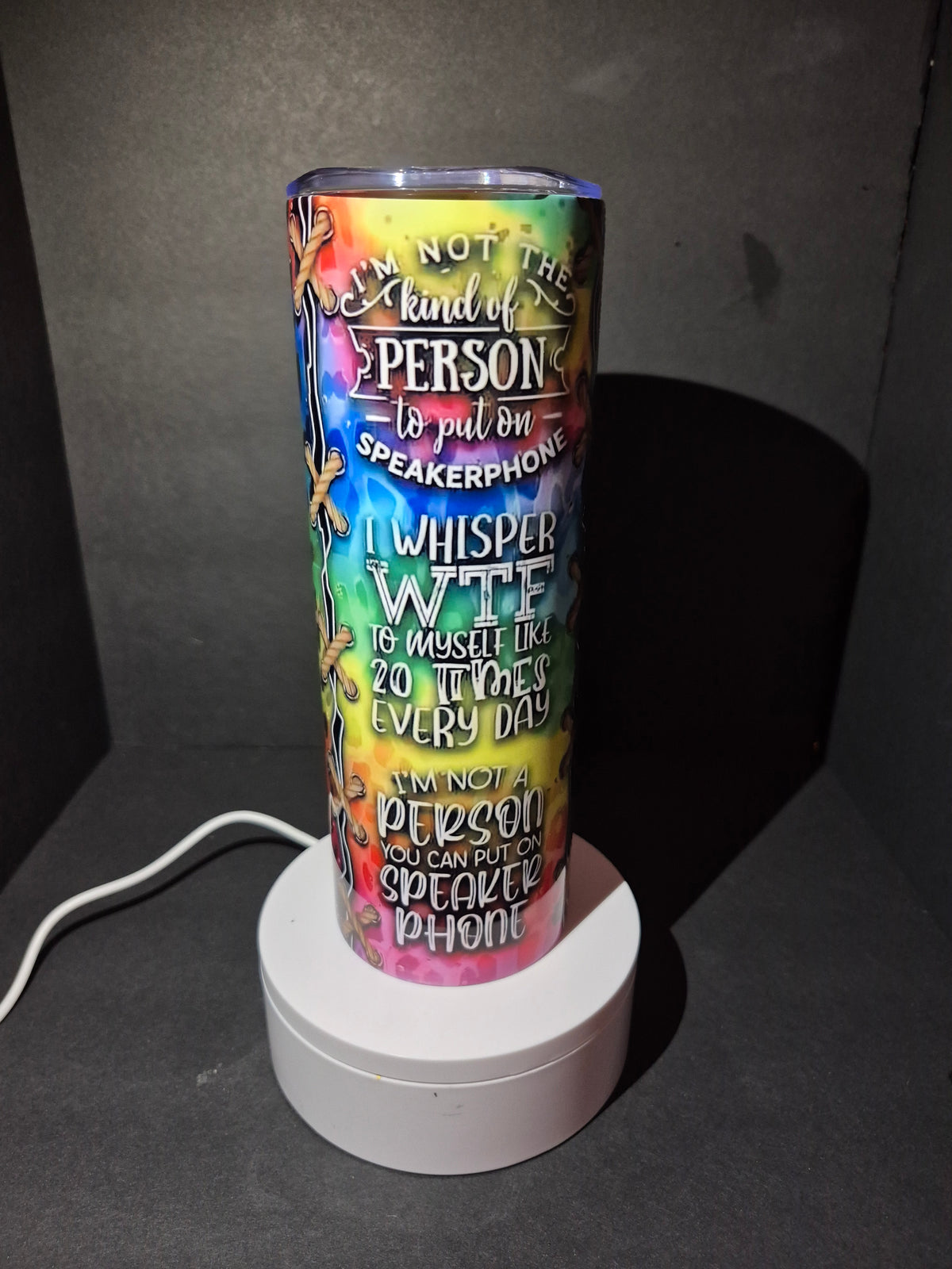 Sarcasm 20 oz stainless steel tumbler