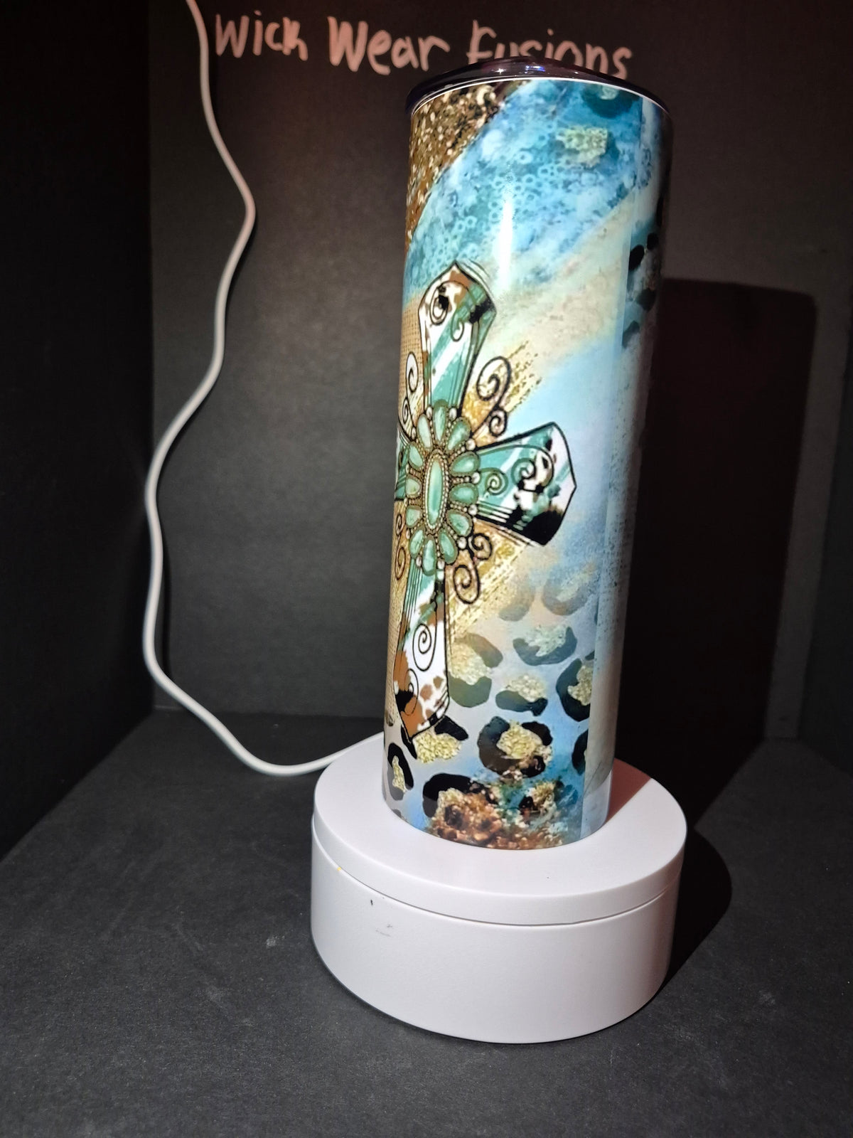 Coffee and Jesus 20 oz double wall stainless steel tumbler