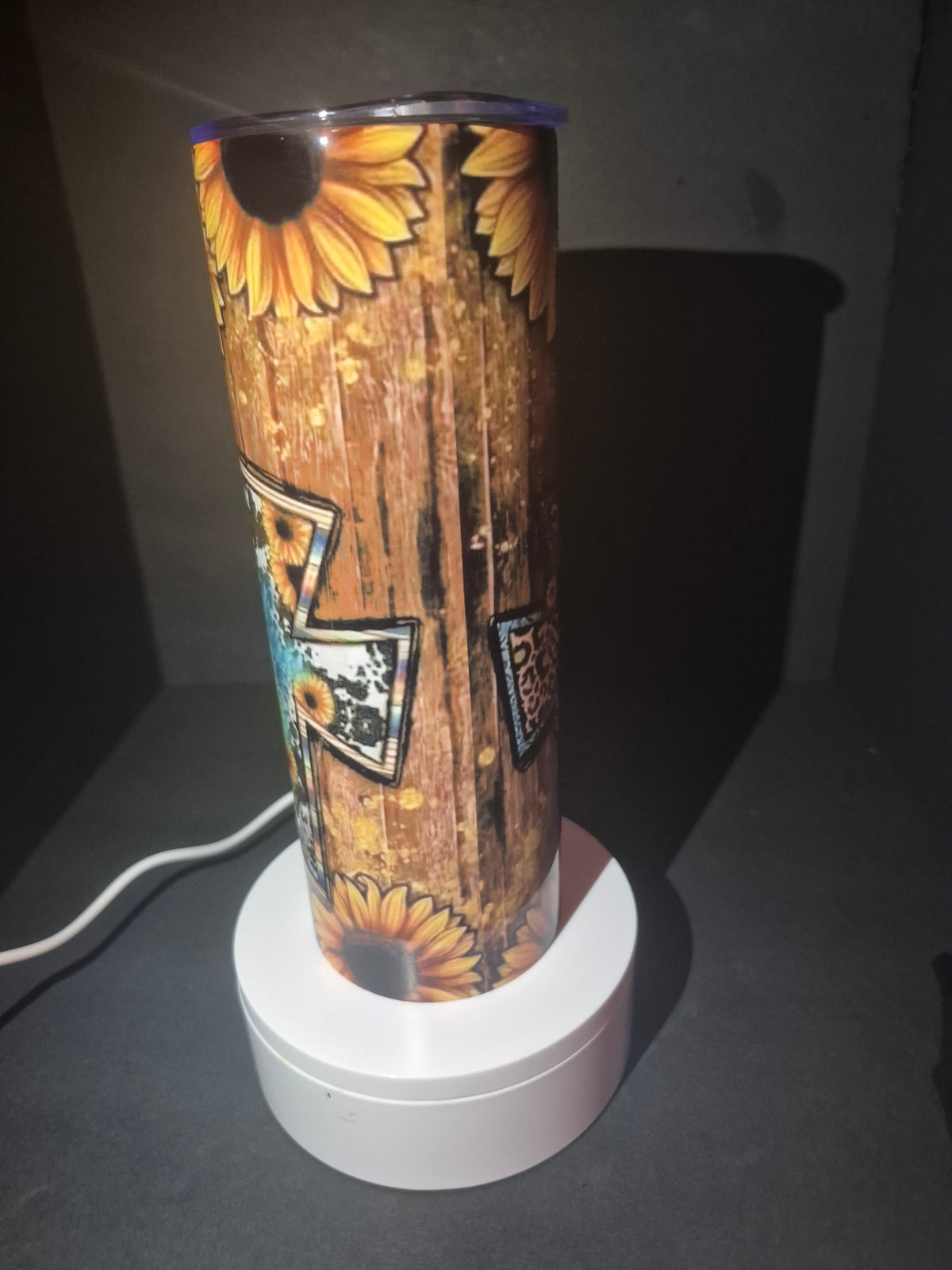3 crosses 20 oz stainless steel tumbler