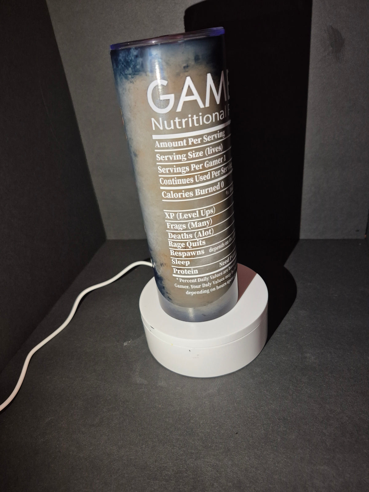 GAMER 20 oz stainless steel tumbler