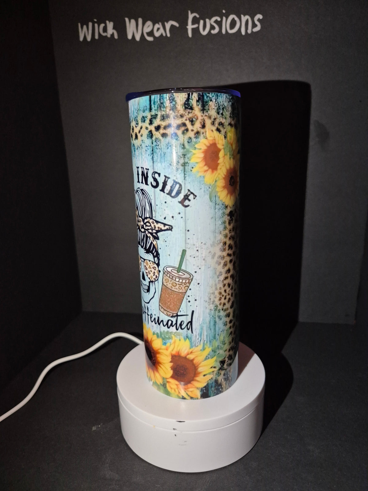 Dead inside 20 oz stainless steel tumbler