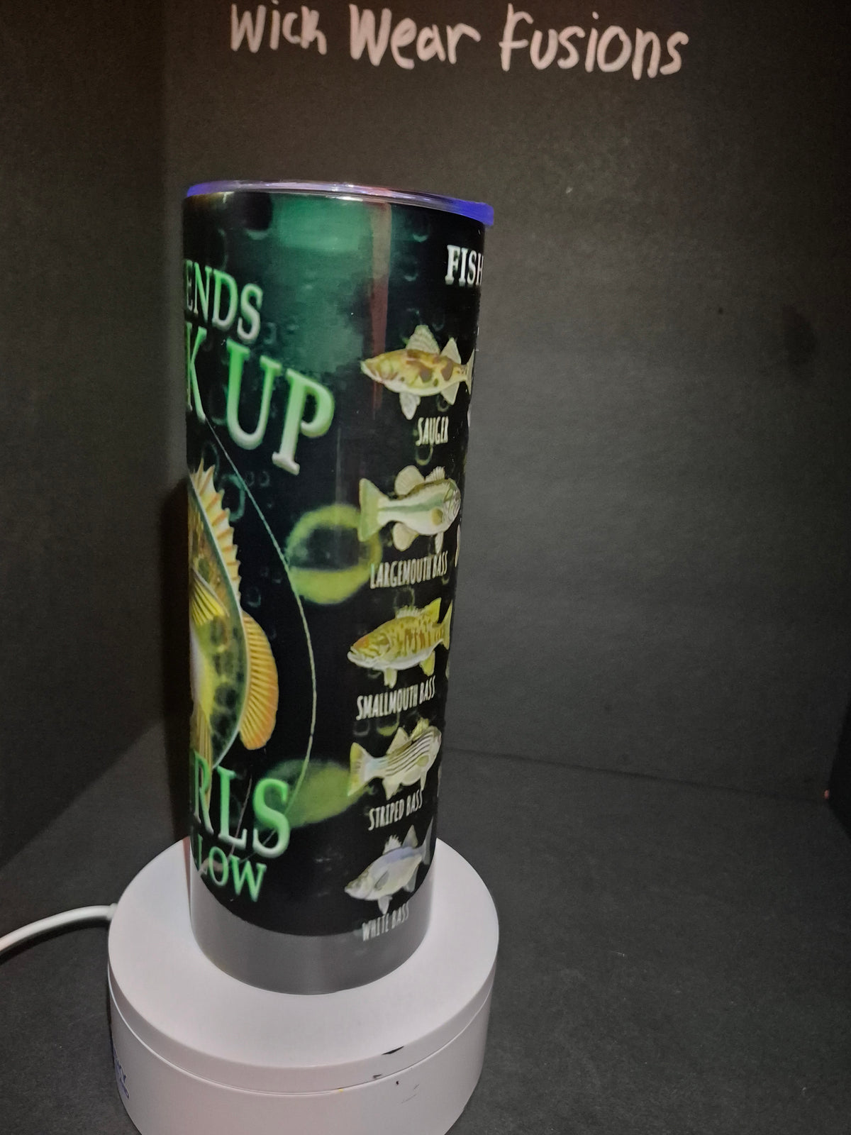 Weekend Hookup Fishing Tumbler – 20 oz Stainless Steel double wall tumbler