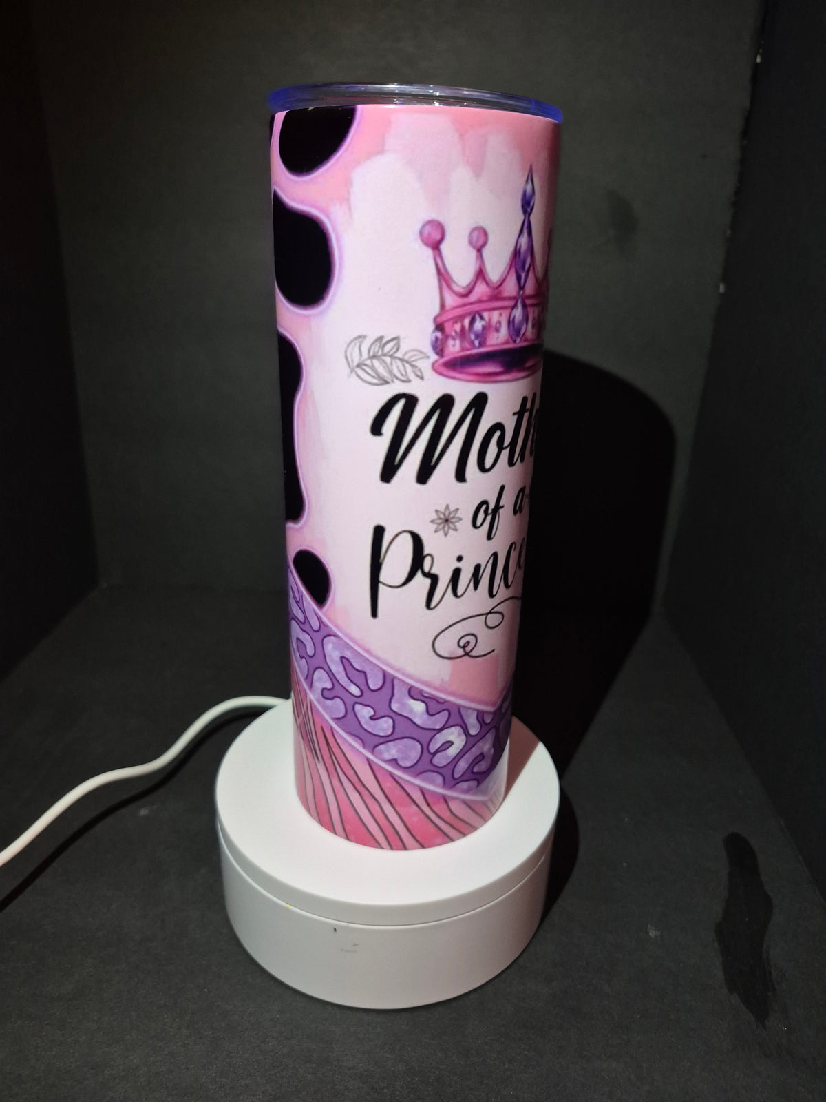 Queen/Princess matching stainless steel tumbler set