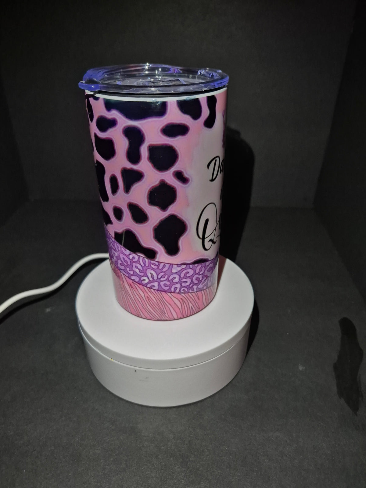 Queen/Princess matching stainless steel tumbler set