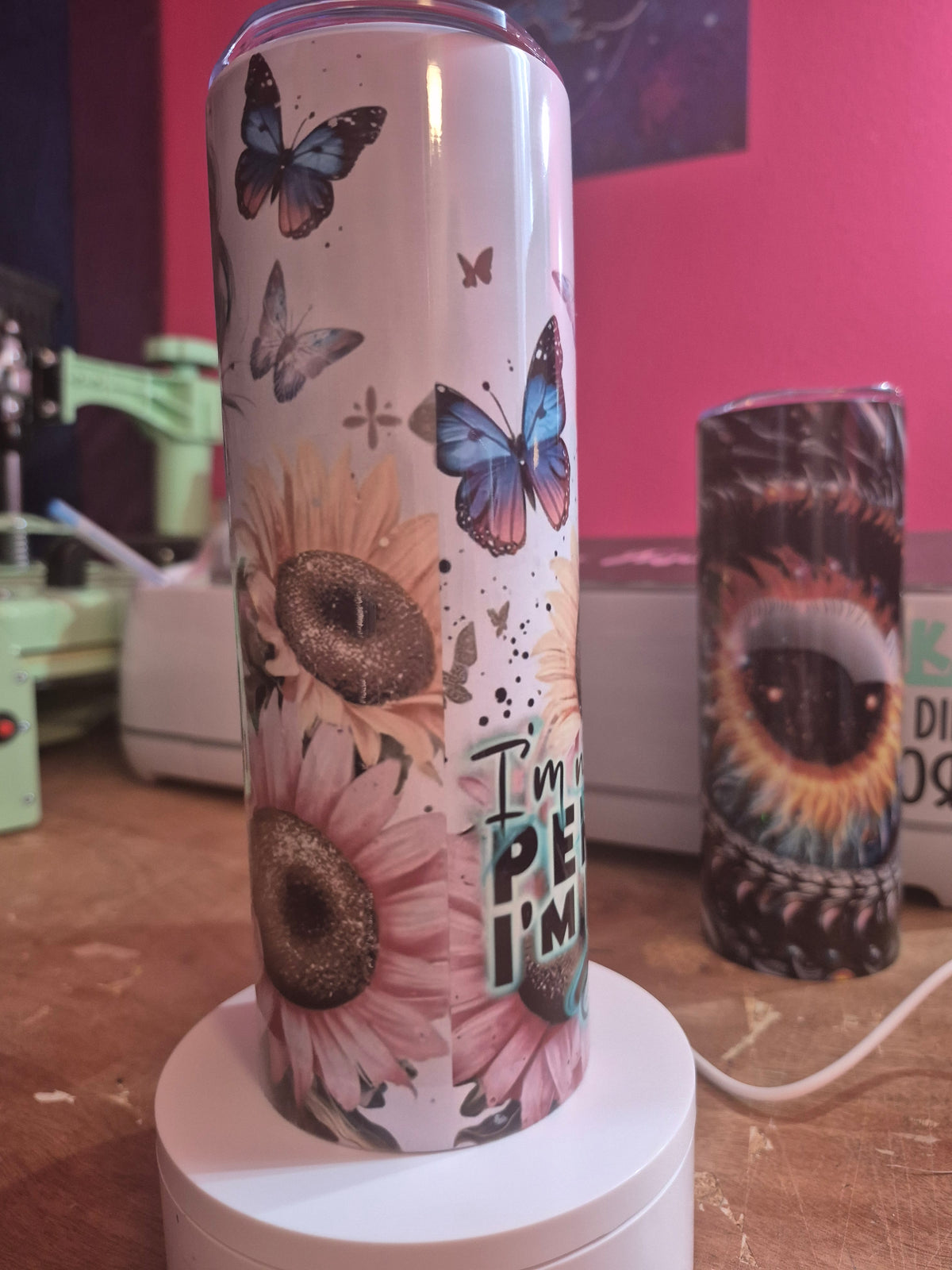 Im not perfect 20 oz stainless steel tumbler