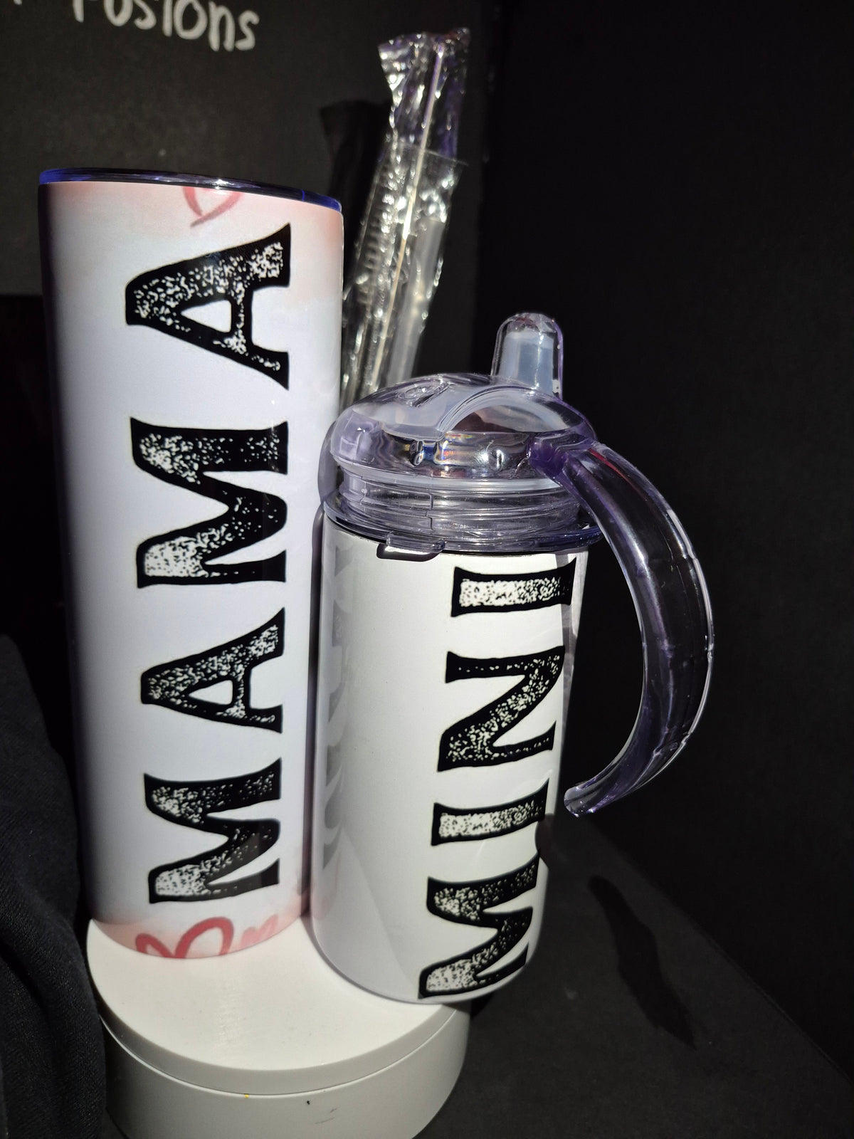 Mama/Mini matching tumbler set