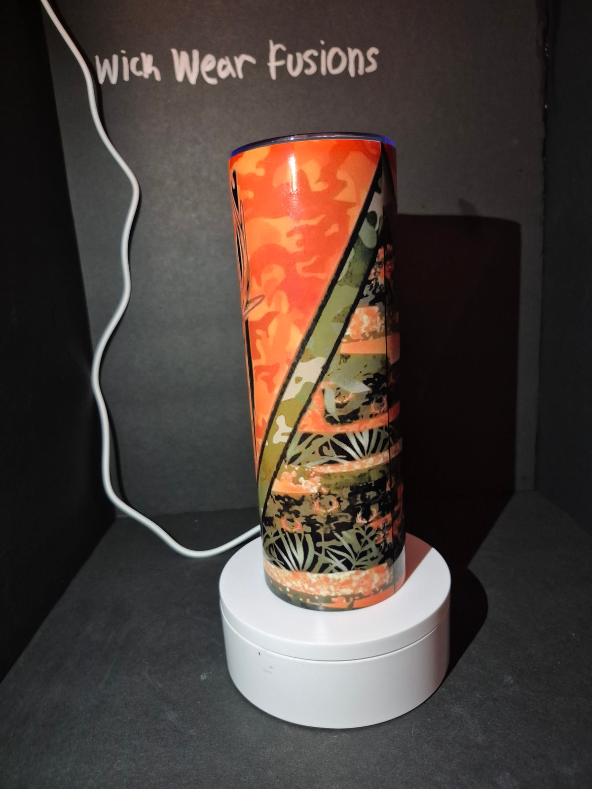Orange Country 20 oz double wall stainless steel tumbler