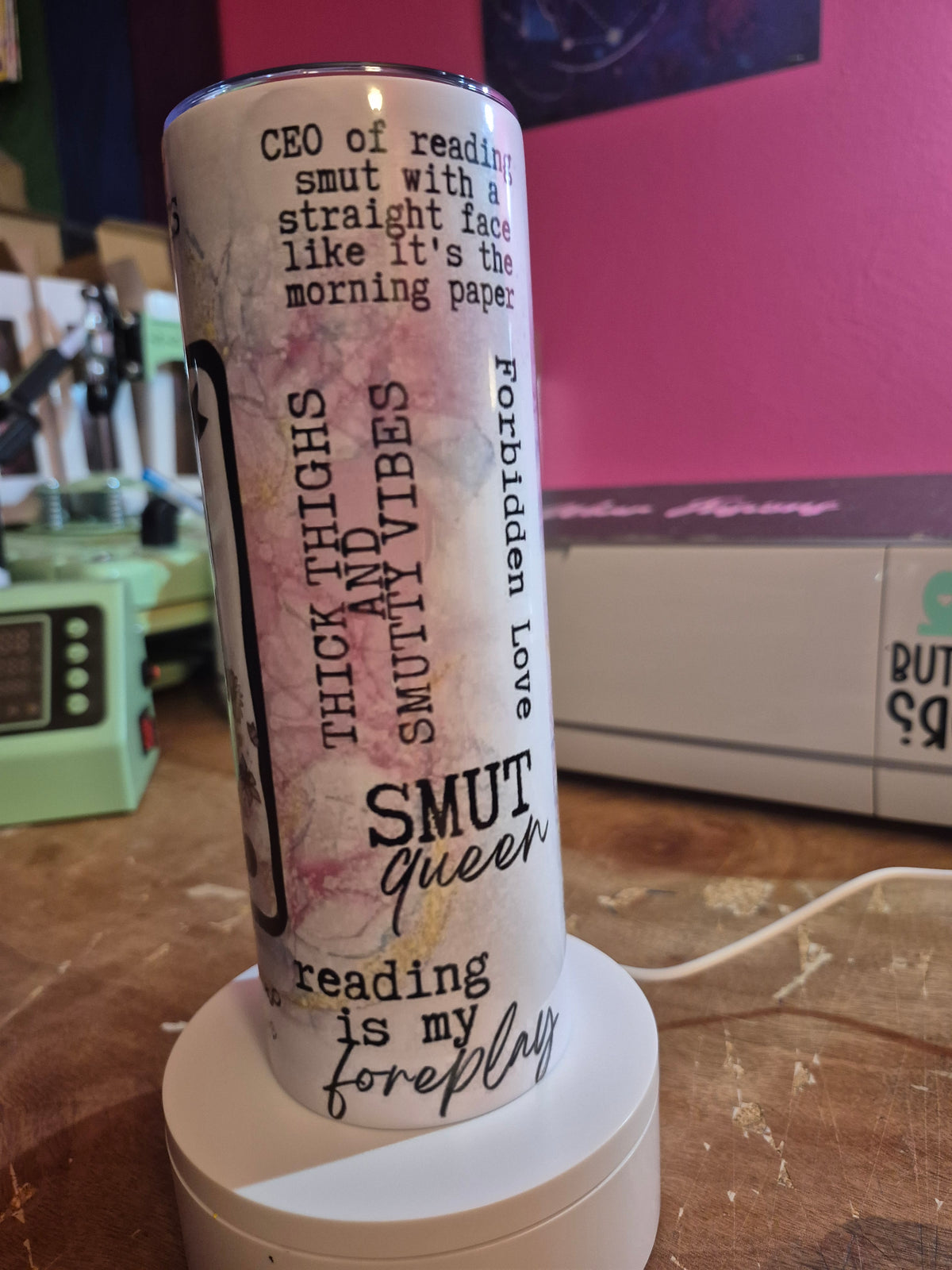 Smut: The Reader Tarot Card 20 oz tumbler