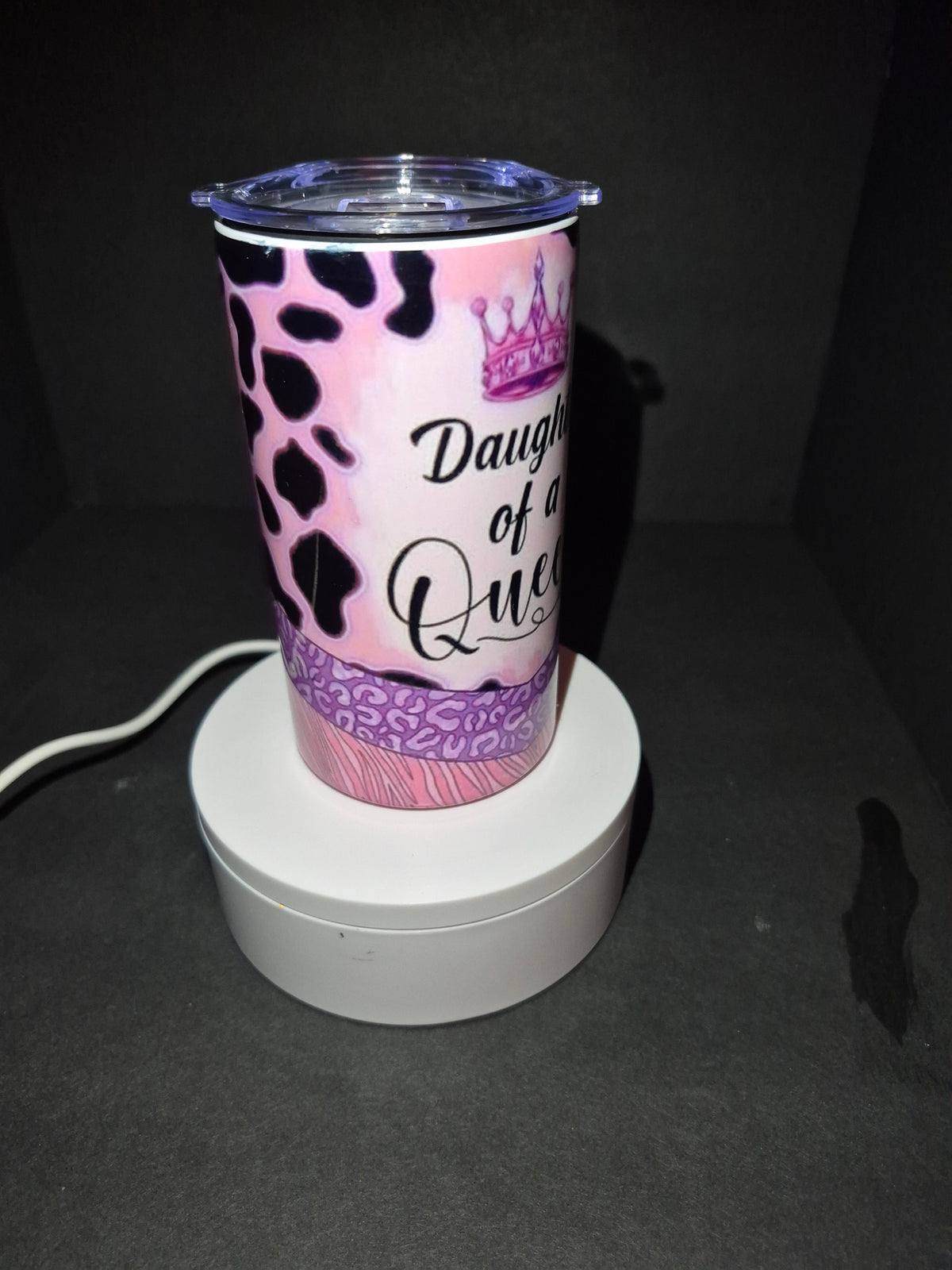 Queen/Princess matching stainless steel tumbler set