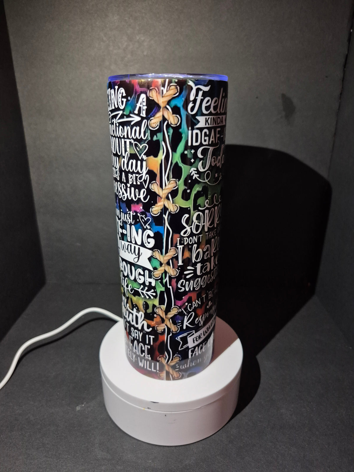 Sarcasm 20 oz stainless steel tumbler